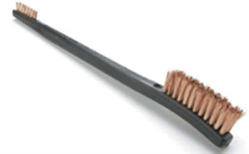 Hoppes Phosphor Bronze Utility Brush One End Has Traditionally-Sized bristles While The Other smaller For