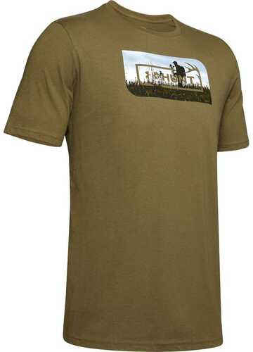 Under Armour Novelty Hunt Icon Tee Green Whitetail Medium Model: 1344643-359-M