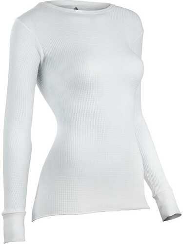 Indera Women's Traditional Thermal Top Long Sleeve White Medium Model: 5000LS-WH-MD