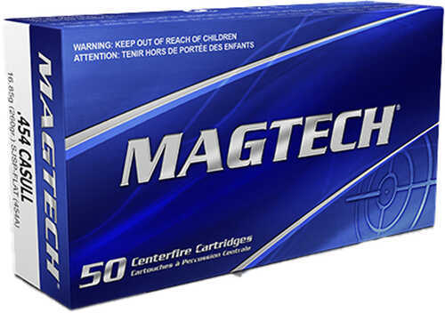 Magtech Pistol Ammo 454 Casull 260 gr. SJSP Flat 20 rd. Model: 454A