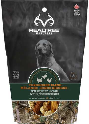 Realtree Naturals Premium Dog Treats Turducken Grill Model: 60068