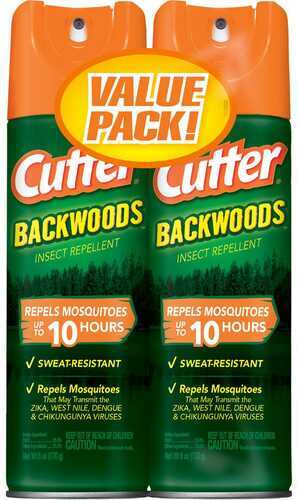Cutter Backwoods Insect Repellent 25% DEET 2 pk. 6 oz. ea. Model: HG-96282