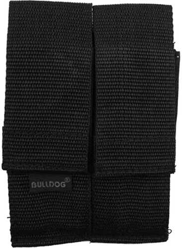 Bulldog Cases Black Double Magazine Pouch Md: WMAGL