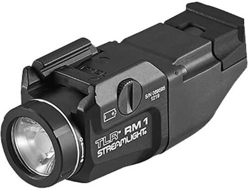 Streamlight TLR Rm 1 With Remote Pressure Switch White 500 Lumens Cr123A Lithium Battery Black Aluminum