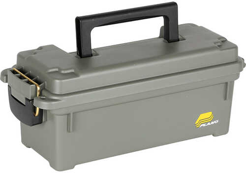 Plano Field Box Shot Shell Box 13.6"X5.6"X5.6" OD Green 4 Pack 121203