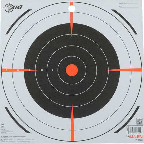 Allen EzAim Paper Bullseye Targets 12 in. 12 pk.