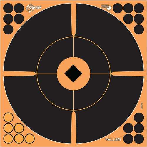 Allen EzAim Splash Bullseye Adhesive Targets with Crosshair Recticle