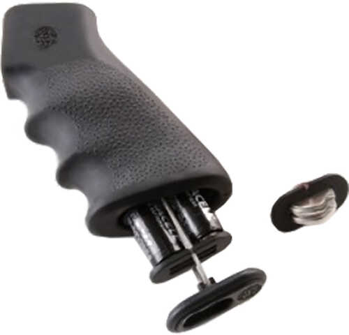 Hogue Black Rubber AR-15 Grip With Storage Md: 15010