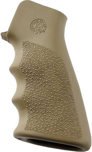 Hogue AR-15 Rubber Grip With Finger Grooves Tan