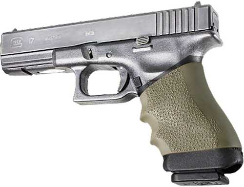 Hogue Grips HandAll Universal Full Size Sleeve Fits Many Semi Auto Handguns OD Green 17001