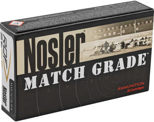 Nosler Match Grade Rifle Ammunition 308 Win. 175 gr. RDF HPBT 20 rd. Model: 60132