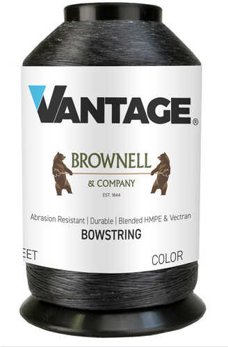 Brownell Vantage Bowstring Material Black 1/4 Lb. Model: Fa-tvbl-van-14