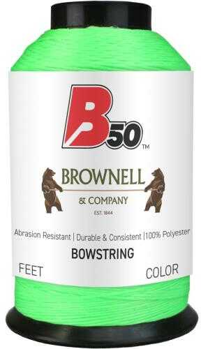 Brownell B50 Bowstring Material Fluorescent Green1/4 Lb. Model: Fa-tdfg-b50-14