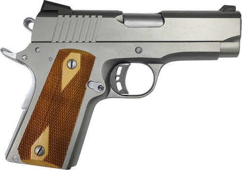 Rock Island Rock Standard CS 1911 Pistol 9mm 3 in. Stainless Steel Wood Grip 8 rd. Model: 56829