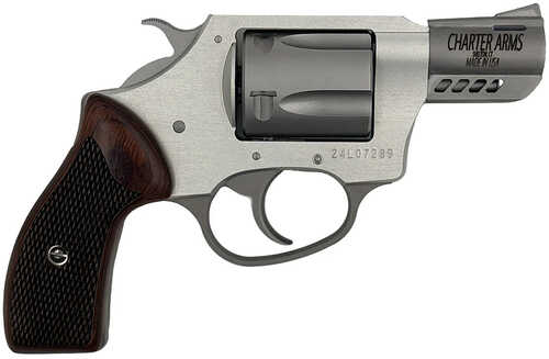 Charter Arms Coyote Revolver 380 ACP 2 in Ported Silver 5 rd. Model: 53802
