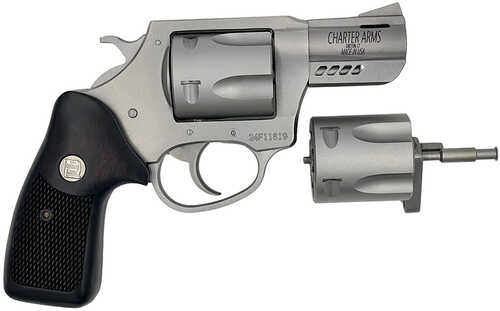 Charter Arms Double Dog Revolver 357 MAG / 9mm 2.2 in Stainless / Walnut 5 rd Model: 73920