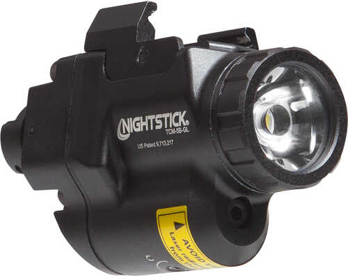 NightStick Subcompact Handgun Light with Laser 650 Lumen with Laser Model: TCM-5B-GL