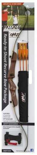 October Mountain Passage Recurve Bow Package 54 in 20 lb LH Model: 13226
