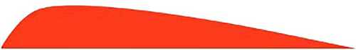 Gateway Parabolic Feathers Tangerine 4 in. RW 100 pk. Model: 400RPSTG-100