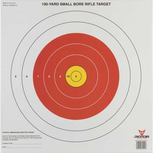 3006 Small Bore Rifle Target 20 pk.-img-0
