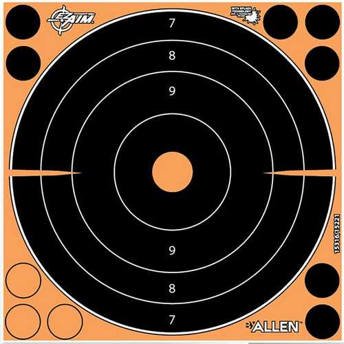 EzAim Splash Bullseye Paper Target 8x8 30 pk. Model: 15221