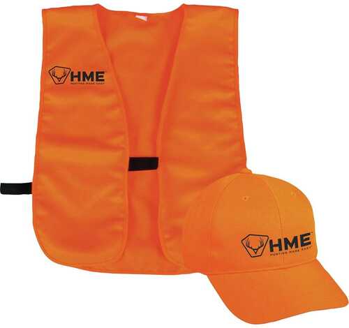 HME Orange Vest & Hat Combo One Size Model: HME-SF-VH-OR