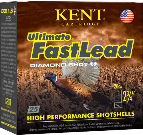 Kent Ultimate Fast Lead Upland Load 20 ga. 2.75 in. 1 oz. 7.5 Shot 25 rd. Model: K202UFL28-7.5