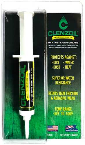 Clenzoil 2861 Gun Grease Against Heat/Friction/Wear 0.50 Oz Syringe