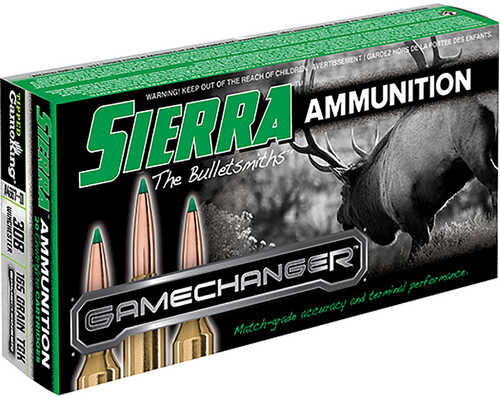 Sierra GameChanger Rifle Ammo 308 Win. 165 gr. TGK Model: A4667--01