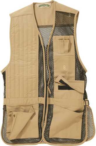 Bob Allen Full Mesh Shooting Vest Khaki X-Large Model: 30247