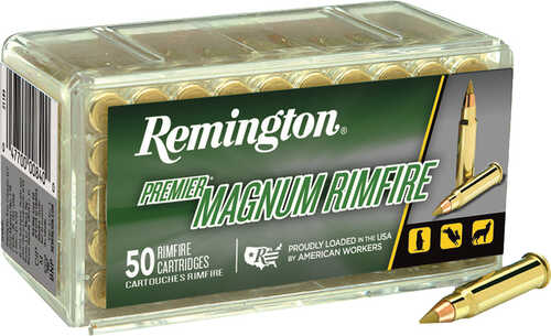 Remington Magnum Rimfire Ammo 22 Win. Mag. 40 gr. JHP 50 rd. Model: 21170