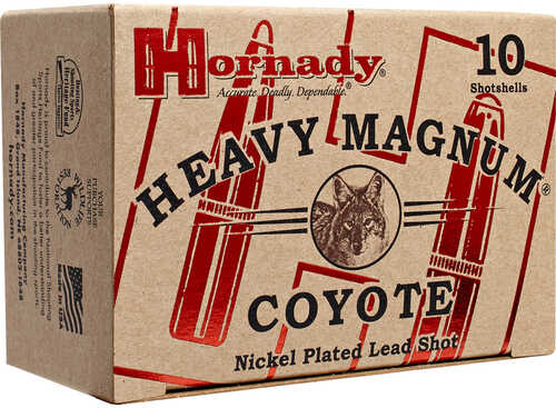 Hornady Heavy Magnum Coyote Shotshell Ammo 12 ga. 3 in. 1 1/2 oz. BB Shot 10 rd. Model: 86222