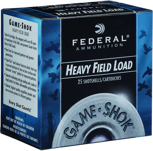 Federal Game-Shok Heavy Field Load 20 ga. 2.75 in. 1 oz. 8 Shot 25 rd. Model: H202 8
