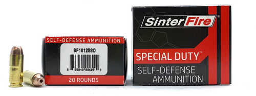 SinterFire Special Duty 10mm Auto 125 gr Lead Free Frangible Hollow Point 20 Bx