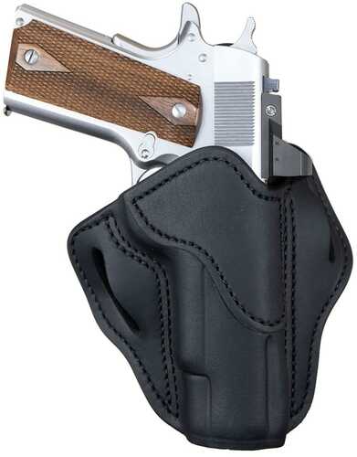 1791 Gunleather OR Optic Ready Belt Holster Right Hand Stealth Black Leather Fits 1911 4" & 5" OR-BH1-SBL-R