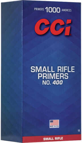 CCI Standard Rifle Primers 400 Small 1000 ct. HAZ Model: 13