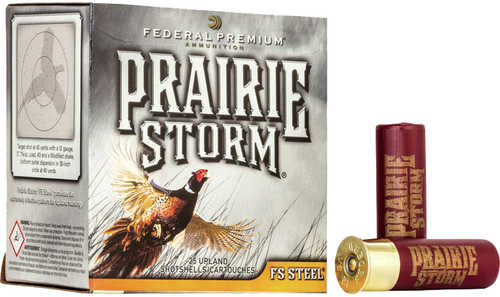 Federal Prairie Storm FS Steel Shotgun Ammo 12 ga. 3 in. 1 1/8 oz. 4 Shot 25 rd. Model: PFSX143FS 4