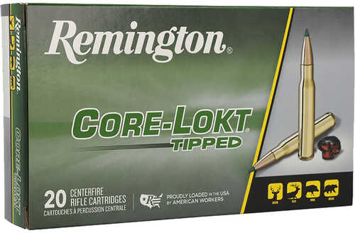 Remington Core-Lokt Tipped Rifle Ammo 308 Win. 150 gr. Core-Lokt Tipped 20 rd. Model: 29039