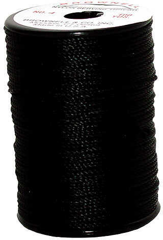 Brownell No. 4 Nylon Serving Black .021 100 yds. Model: FA-TNBL-004-JI