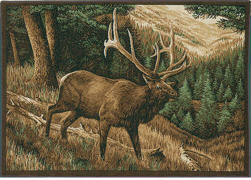 Custom Printed Rug Elk Model: ELK