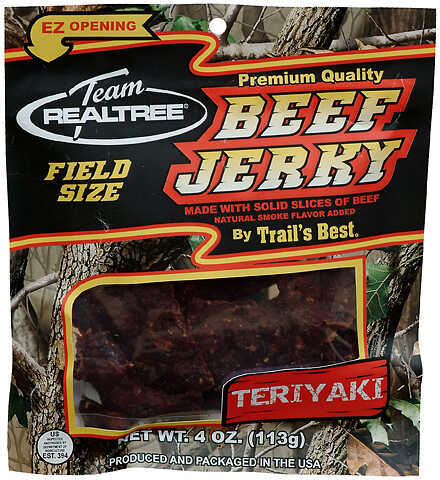 Team Realtree Jerky Teriyaki Beef 3.25 Oz.