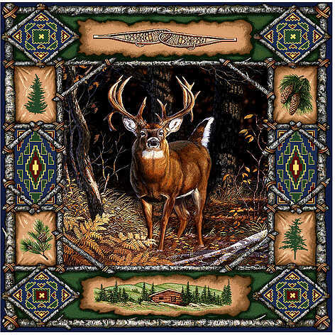 Pure Country Woven Throw Deer Lodge 54In X 70In