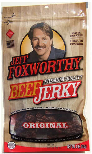 Jeff Foxworthy Beef Jerky Original 4Oz.