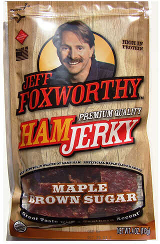 Jeff Foxworthy Beef Jerky Brown Sugar Ham 4Oz.