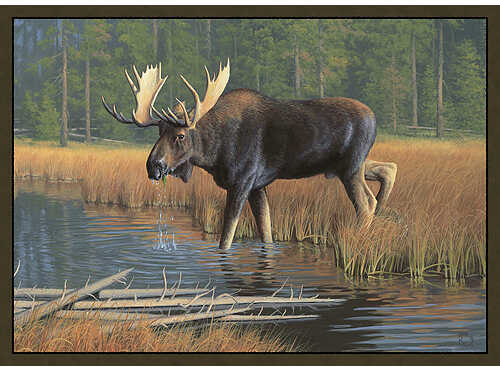 Cr Moose Rug Nylon 37''x52''
