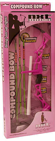 NXT Gen Compound Bow W/Arrows - Pink Suction Cup
