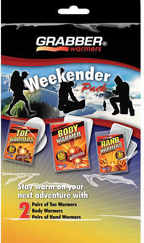 Grabber Weekender 6 Pack Lg Hand - Toe - Body 48