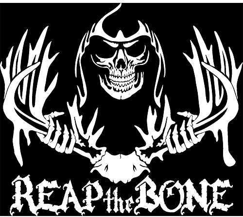 LVE Reaper Skull Decal Std White