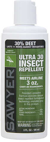 Sawyer Premium Ultra 30 Insect Repellent Lotion 30% Deet 3Oz.