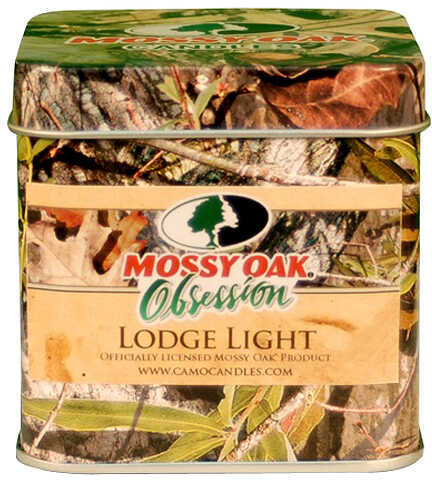 Camo Candles Mossy Oak Obsession - Lodge Light Slip Top Tin 3x3x3